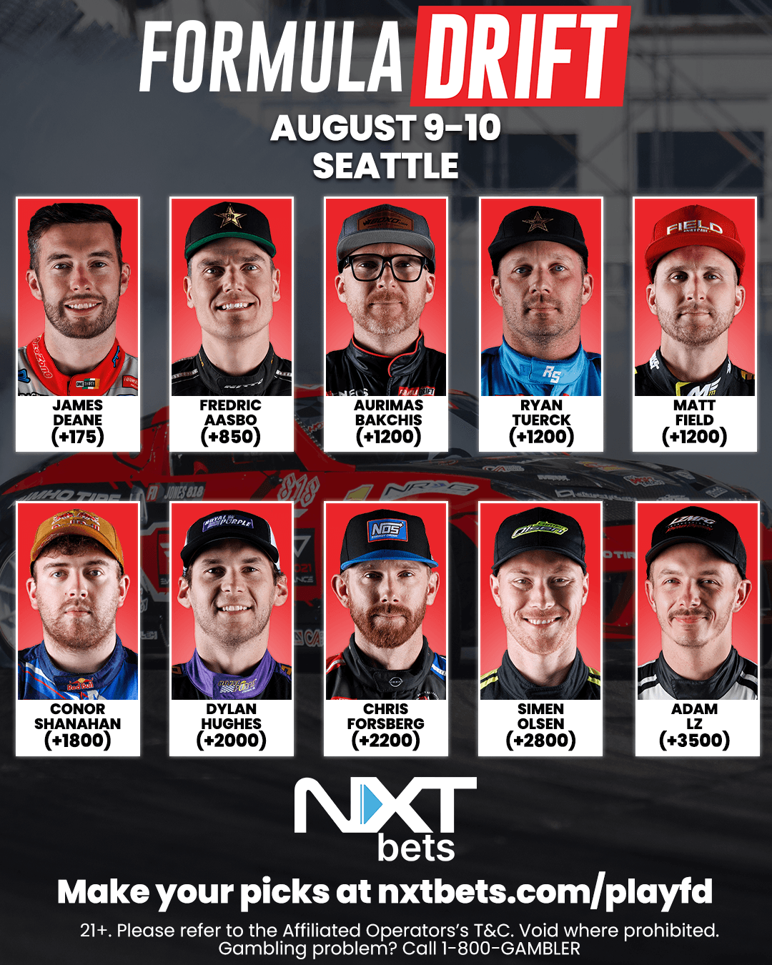 Formula Drift tandem battle